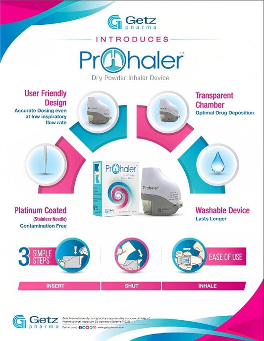 Prohaler Dry Powder Inhaler Device