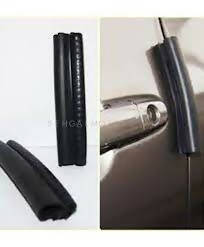 4Pc Universal Car Door Guard Door Protect Cover Door Buffer Black
