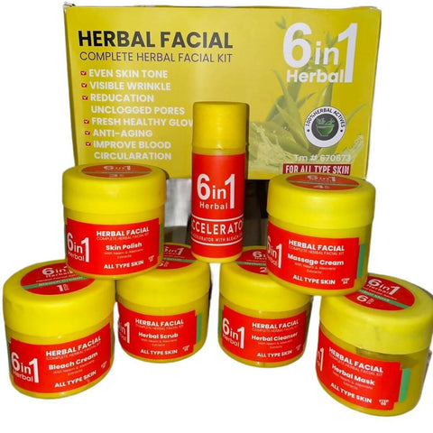 Kashee Pearl 6in1 Herbal Whitening Facial kit - ValueBox