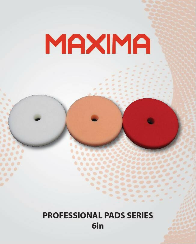 Maxima 6inch Professional Pads Bundle - Pack Of 3 - German Foam
