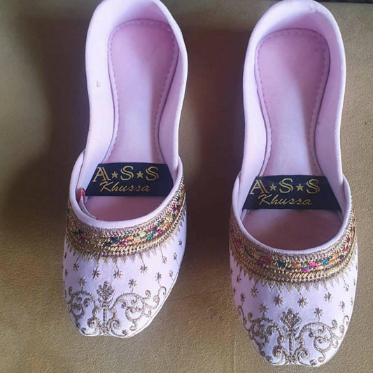 Ladies trendy khussa fancy elegant embroided khussa for Women and Girls