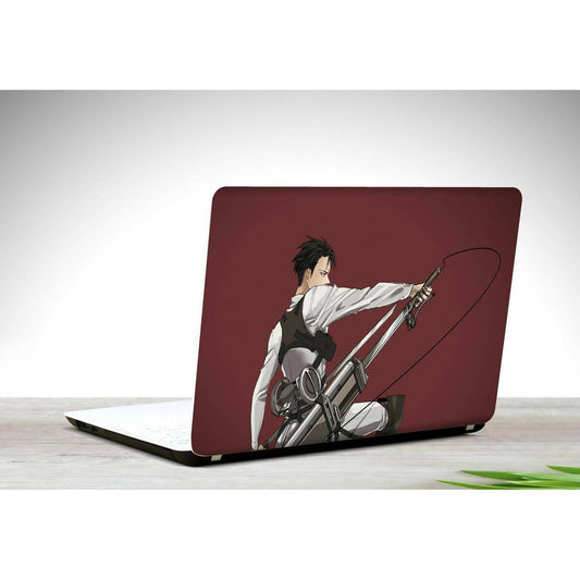 Levi Ackerman RED Attack on Titan Anime Laptop Skin - ValueBox