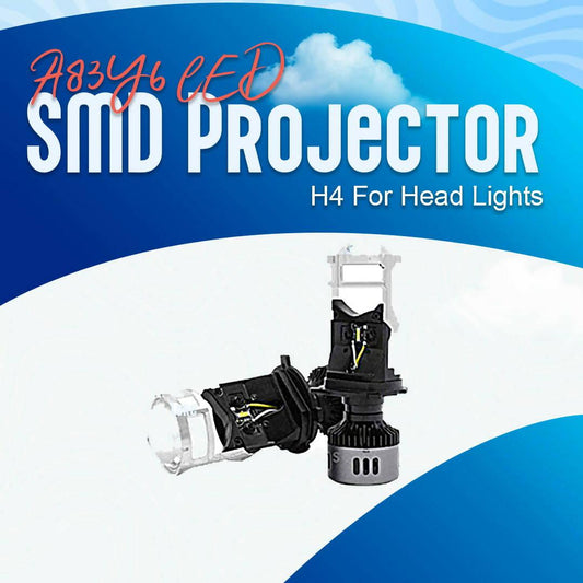 A83Y6 LED SMD Projector Light - H4 For Head Lights - Headlamps | Car Front Light
