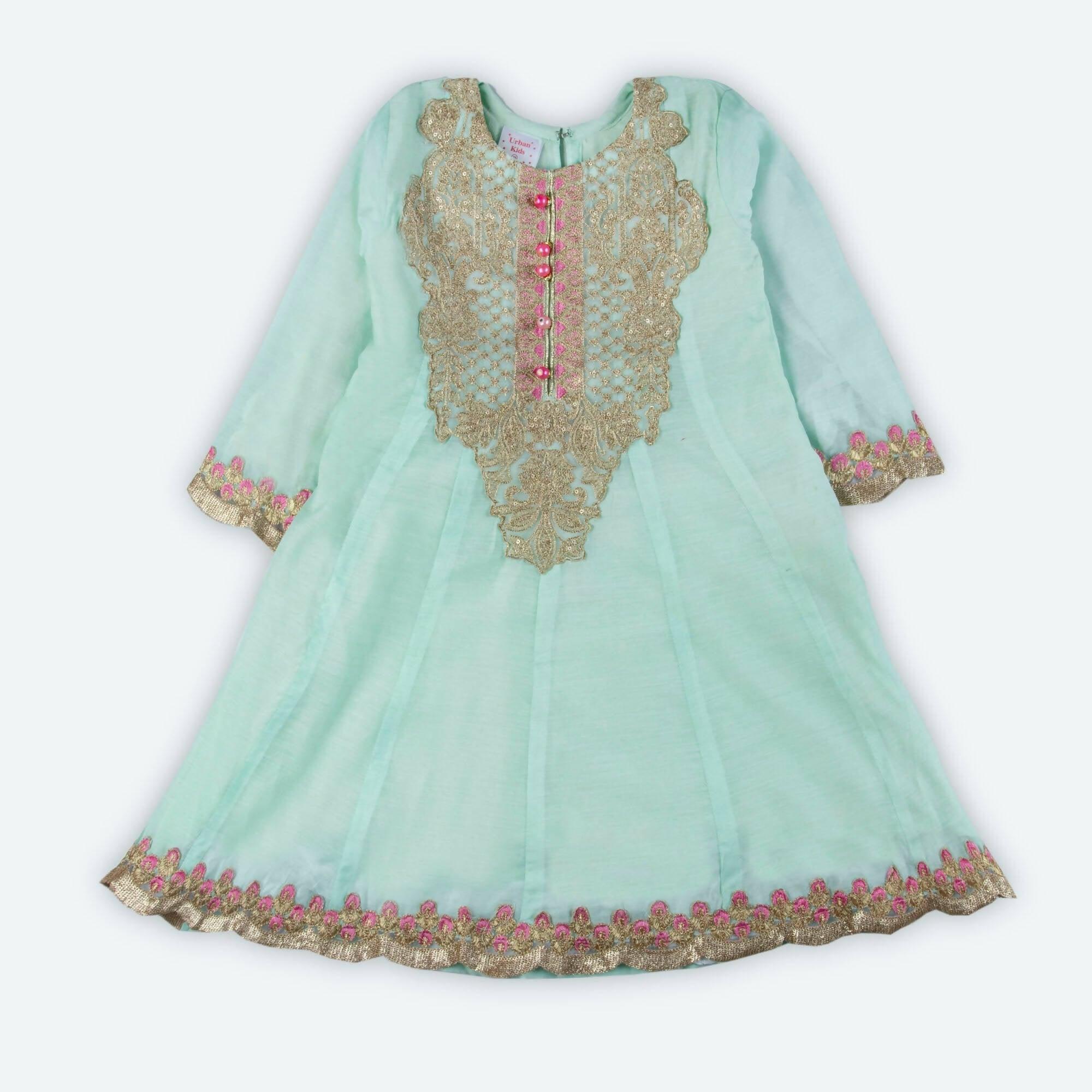 Summer Green Sheen Kurti - ValueBox