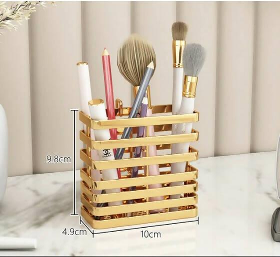 4pcs Nordic Metal Cosmetic Organizer 360° Rotating Storage Rack Desktop Makeup Skin Care Products Finishing Bathroom Shelf Organizer - ValueBox