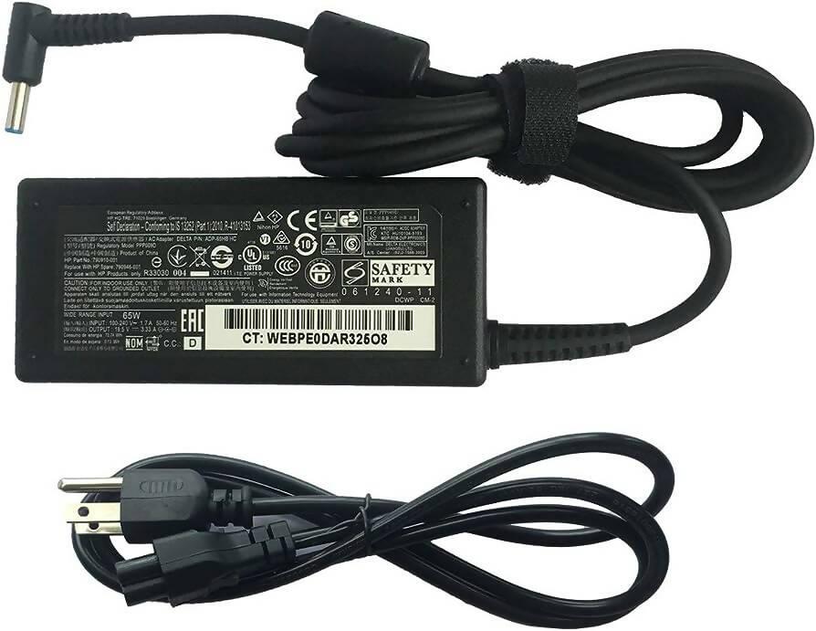 HP Blue Tip Original Ac Adapter 19.5V 3.33A 65W For HP Pavilion X360,710412-001,Stream 11 13 14 15-AY Series 15-BS Series 15-G 15-R,HP Envy 13-AD 15-BP, HP Elitebook 1040 G1 Laptop Charger Power Supply - ValueBox