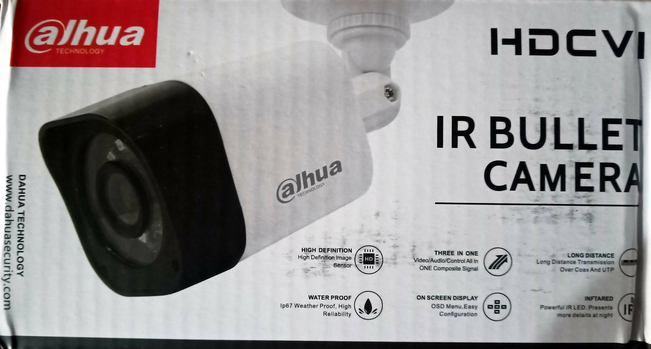 Dahua 2MP CCTV Cam IR Vari-focal HDCVI Camera Water Protection