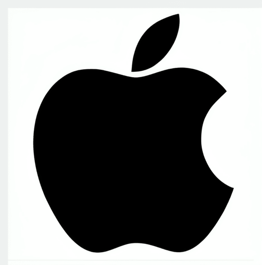 10CM Apple black Sticker vinyl decal decorate sticker Waterproof Funny Car Styling Accessories