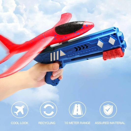 Air-plane Launcher Catapult Foam Gun Toy - ValueBox