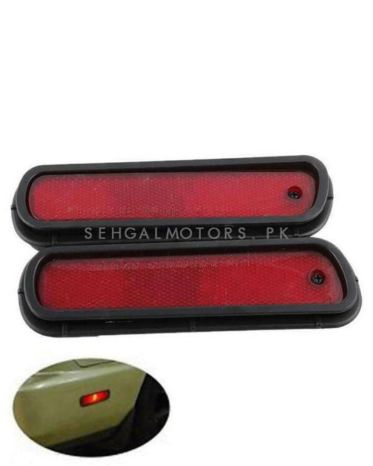 JDM Style Bumper Rear Marker Lamps Red Color