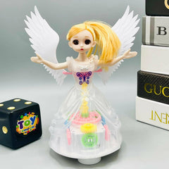 Multi-function Electric Dancing Angel-Gear Structure