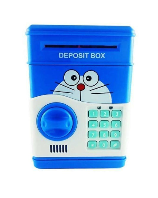 Doraemon Safe with Electronic Lock - Blue - ValueBox