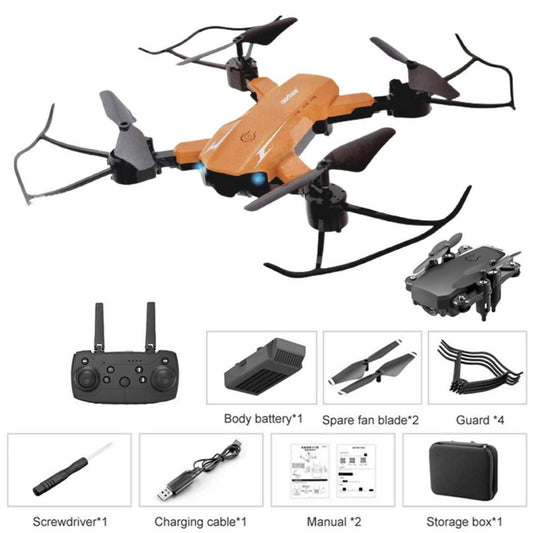 Remote Control 4-axis Structure Drone LED lighting - GPS Headless mode - Without Camera - Orange