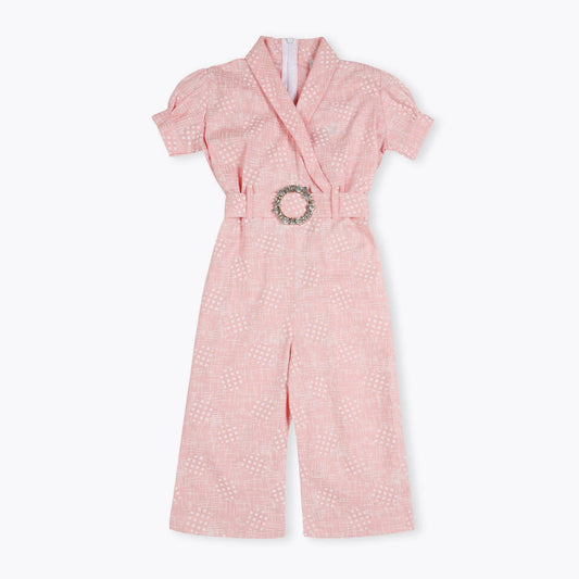 Pink Girl Jump Suit