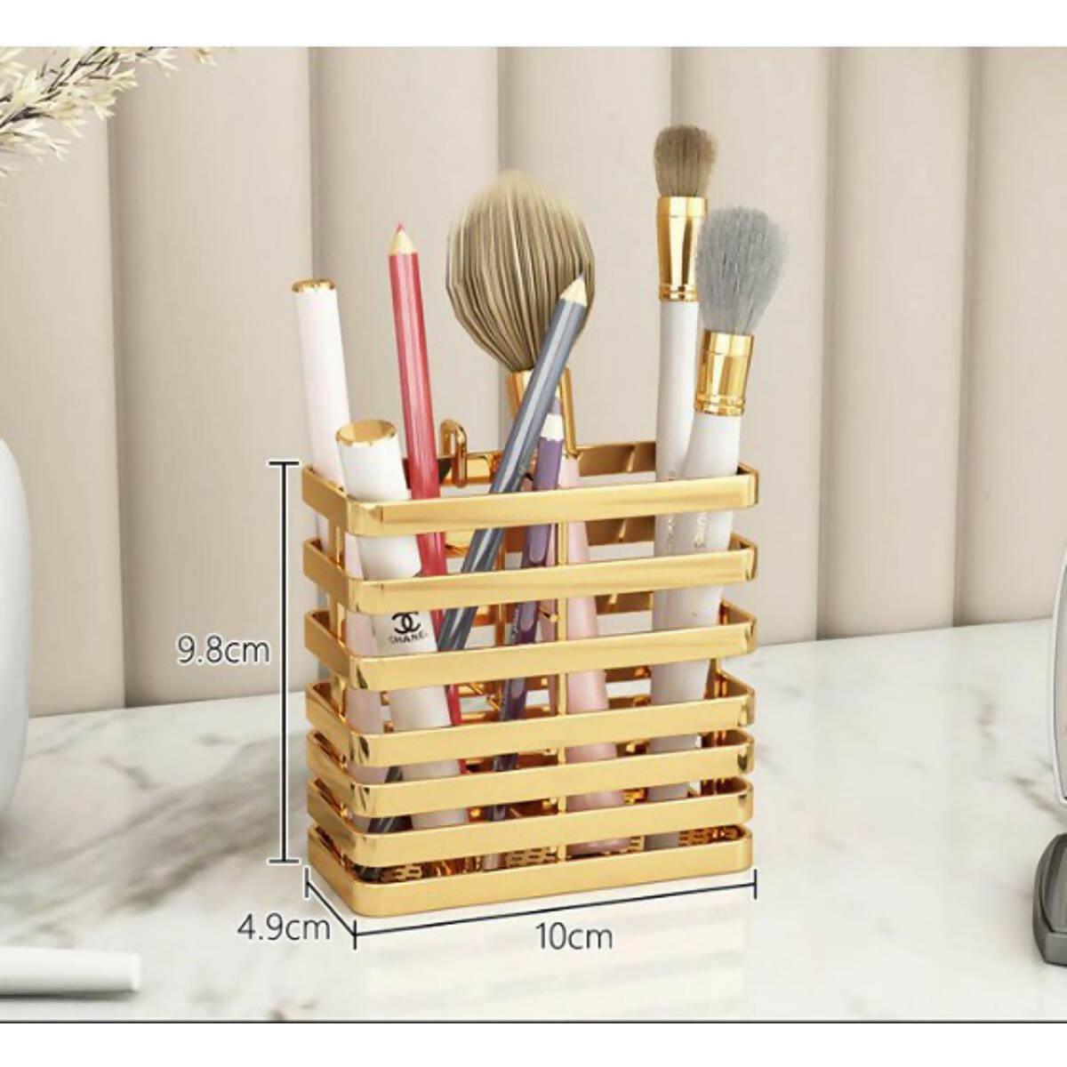 Makeup Stand Pen Brush Holder Metal Cosmetic Organizer - ValueBox