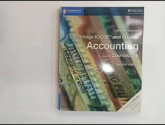 Cambridge Igcse and O Level Accounting Course Book 2nd Edition by Catherine Coucom