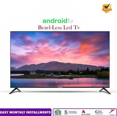 Global 32 Inch Bezel-Less Android LED TV - Smart LED TV - FULL HD - Black - ValueBox