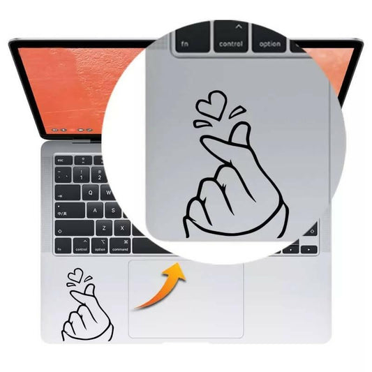 BTS Logo Finger Heart Love Korea Sign Vinyl Decal Laptop Sticker, Laptop Stickers for Boys and Girls, Bike Stickers, Car Bumper Stickers by Sticker Studio - ValueBox