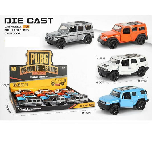 Diecast Friction Light & Sound Off-Road Jeep - ValueBox