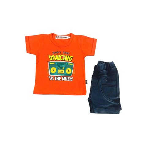 Dancing T-Shirt with Denim Shorts - ValueBox