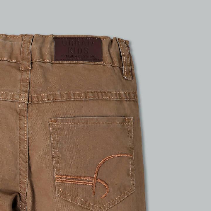 Brown Denim cotton pants - ValueBox