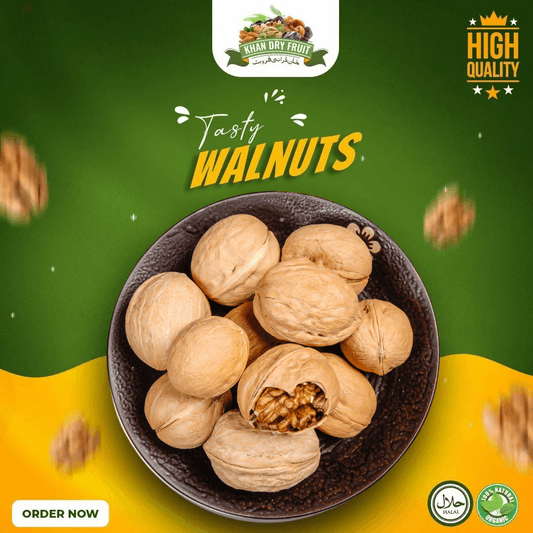 Walnuts 1kg Packet, Akhroot Kaghzi Soft Shell - Fresh & Delicious