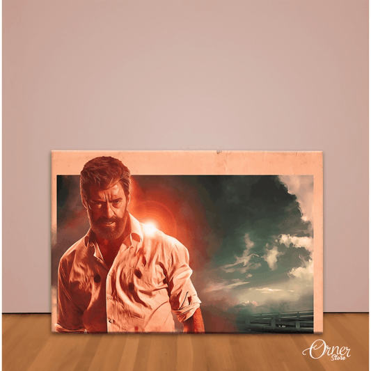 Stylish Painting Angry Logan Art | Movies Poster Wall Art - ValueBox