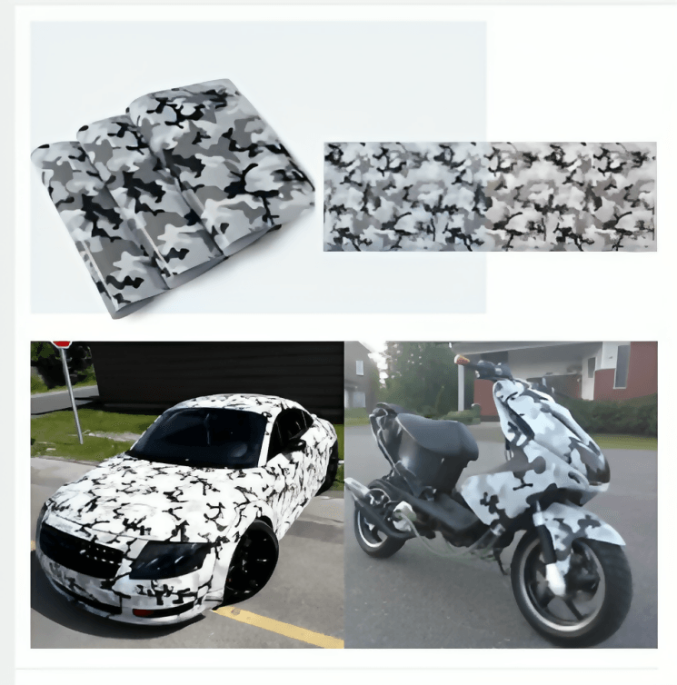 30X150CM Black White BOX Vinyl Film Vinyl Car Wrap Air Bubble Free For Motorbike Car LAPTOP FURNITURE Sticker Decal - ValueBox