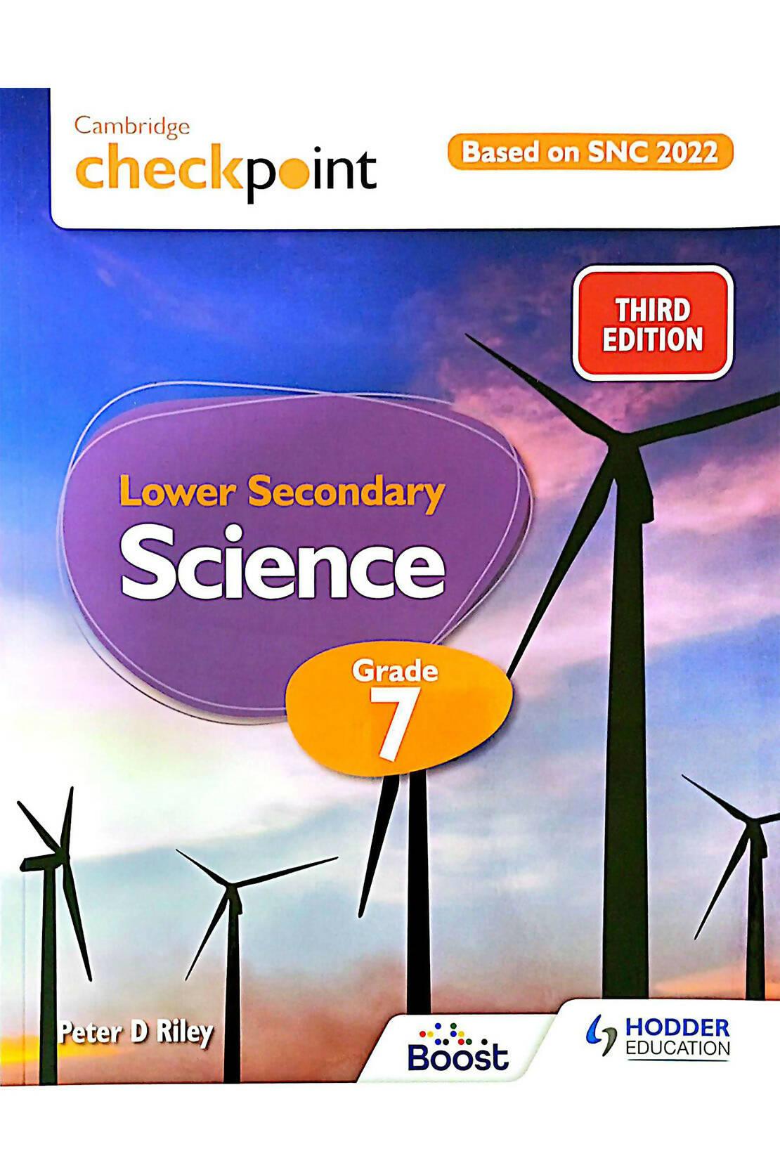 Cambridge Checkpoint Lower Secondary Science Textbook 7 (SNC Aligned, Pakistan Edition - Hodder Cambridge) - ValueBox