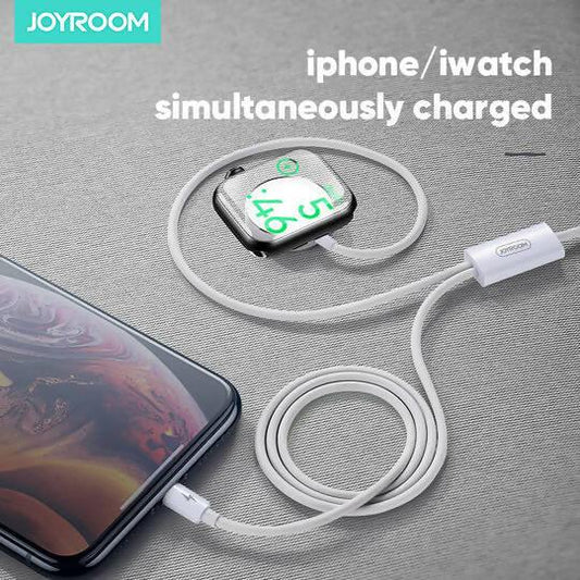 Joyroom S-IW002S Iwatch Magnetic Wireless Charger + Lightning / iPhone Cable