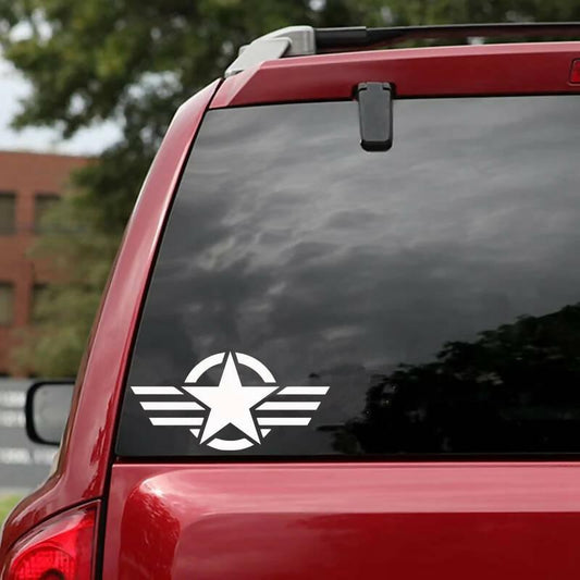 (White) Waterproof car stickers