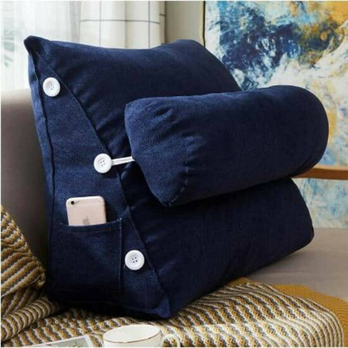 Triangular Back Support Cushion / Pillow 001