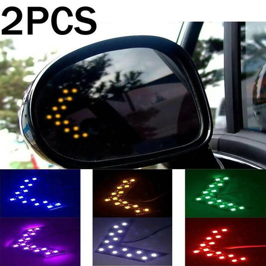 2pcs automobile LED Arrow Panel car