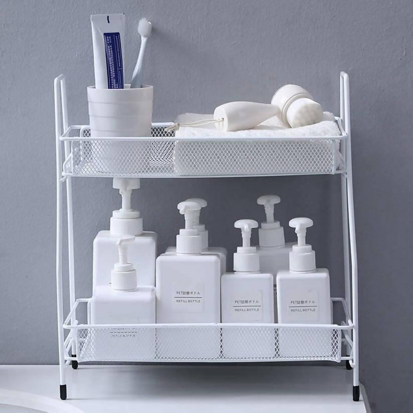 2-Tier Metal Kitchen & Bathroom Rack - ValueBox