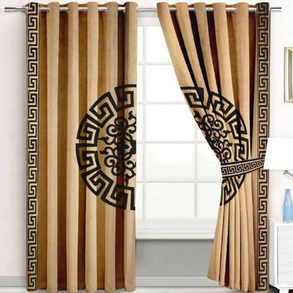 Luxury Velvet Splendid Curtains Blackout - Pack of 2 curtain - ValueBox