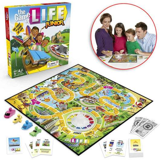 The Game Of Life Junior Adventures Cards Decision Making Board Games For Kids Local Made - ValueBox