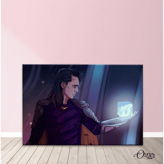 Loki Holding Tesseract | Movies Poster Wall Art - ValueBox