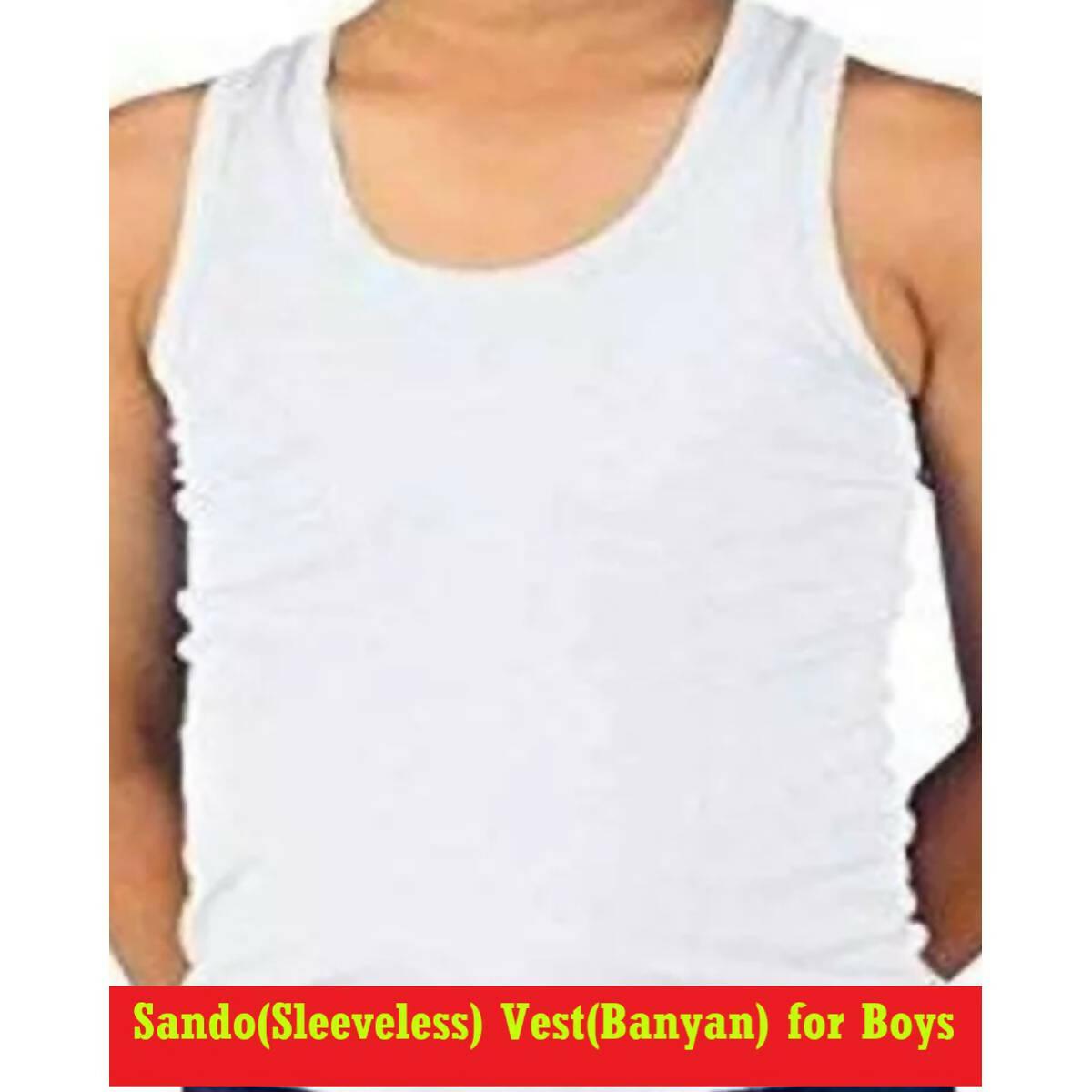 Boy's sando(sleeveless) vest! sleeveless Banyan for boys - ValueBox