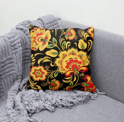 Digital Printed Cotton Cushion Filling For Bed and Sofa Home Decoration Square Cushions & Rectangular Cushions - ValueBox