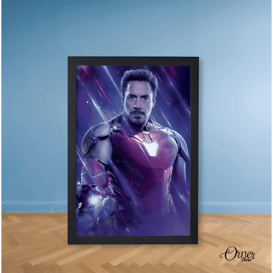 Wall Decor & Home Decor Painting Iron Man, Tony Stark Fan Art | Movies Poster Wall Art - ValueBox