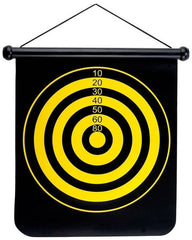 Double Sided Dart Board Professional Magnetic With 6 Darts - ValueBox