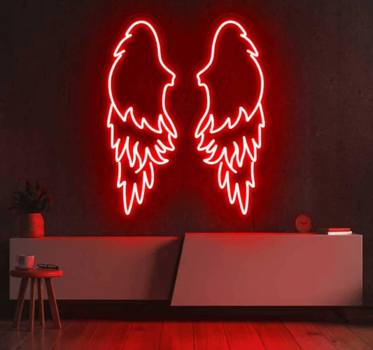 Angel Wings (Pair) Neon Sign - Neon Lights - ValueBox
