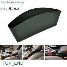 1Pc Car Seat Gap Filler Multy Storage Box Organizer Mobile Pocket Black - ValueBox