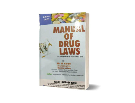 Manual Of Drug Laws By Mr. M Farani - ValueBox
