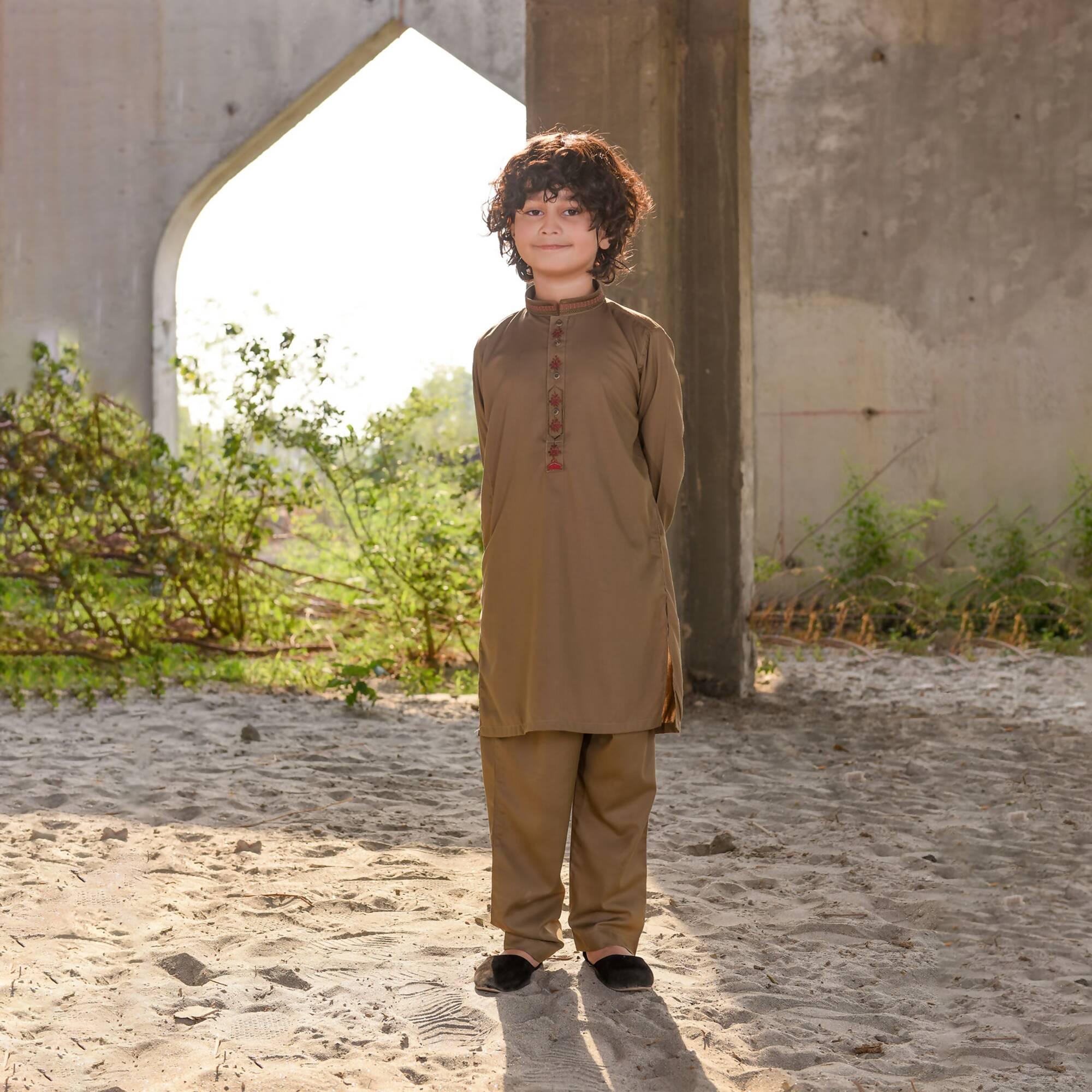 Green Boy Kurta Shalwar - ValueBox