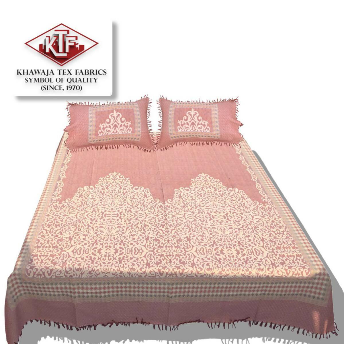 Khawaja King size double Bed sheet Best Quality (Stuff and Colour guarantee) bedsheets A2 - ValueBox