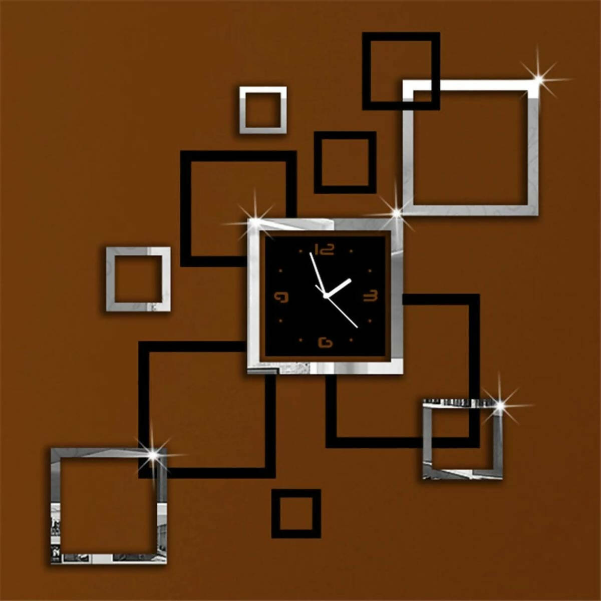 3D DIY Acrylic Wall Clock Modern Design Clock Decoration
