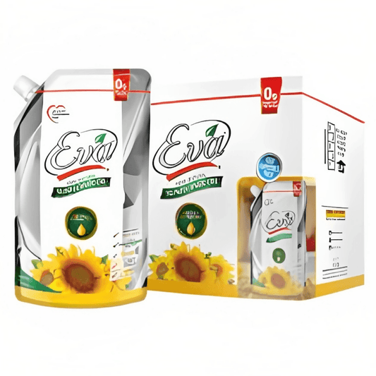 Eva Sunflower Oil 1 Litre Pouch x 5