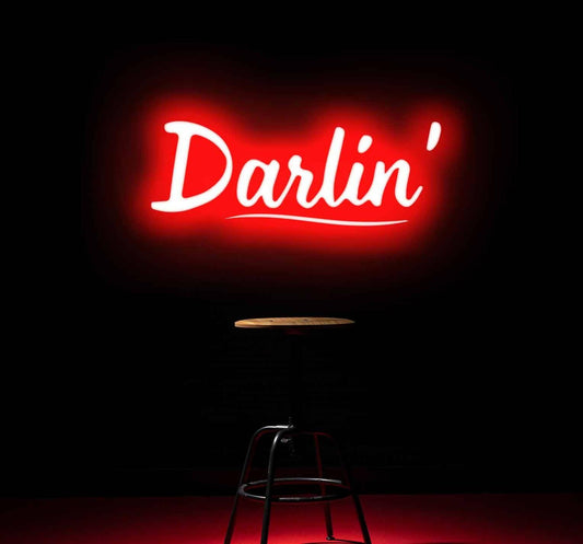 Darlin Neon Sign - Radiate Love with Neon Brilliance - ValueBox