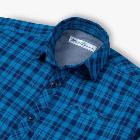 Blue Check Shirt - ValueBox